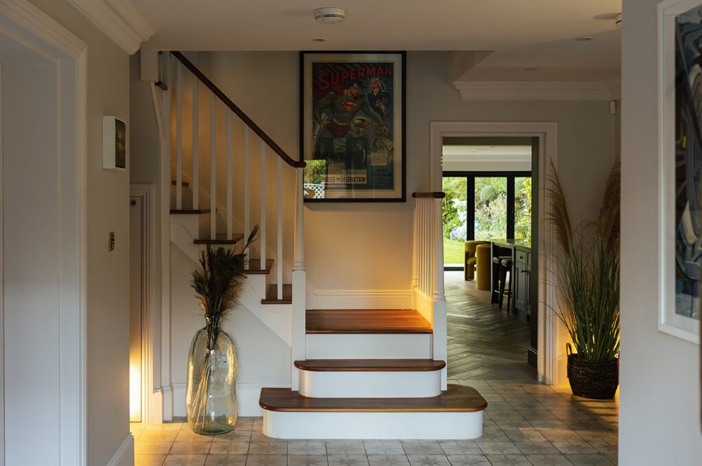 Bespoke Staircase with Wood Bannister Installation